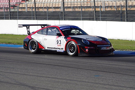 Jørgen Hansen i Porschen på Hockenheim.